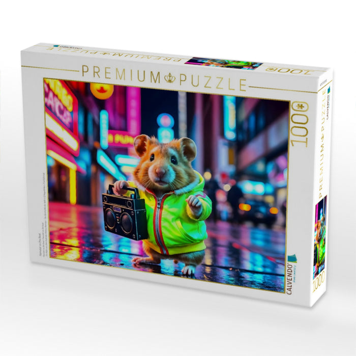 Hamster on the Beat - CALVENDO Foto-Puzzle'