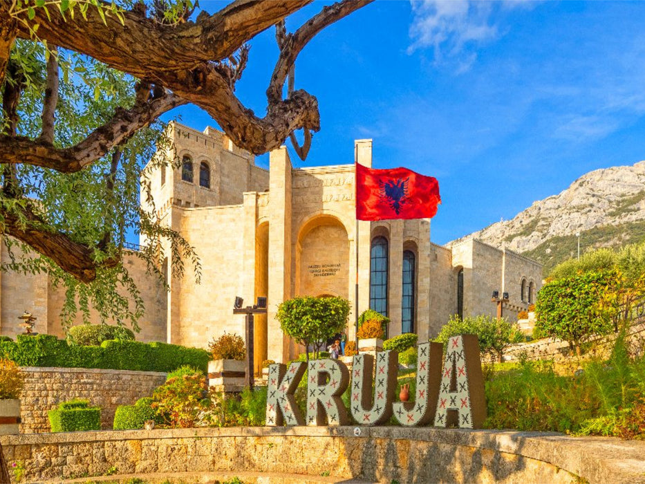 Festung Kruja – Schatz Albaniens - CALVENDO Foto-Puzzle'