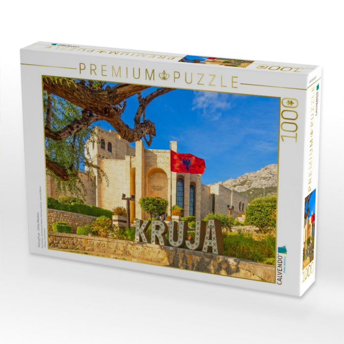 Festung Kruja – Schatz Albaniens - CALVENDO Foto-Puzzle'