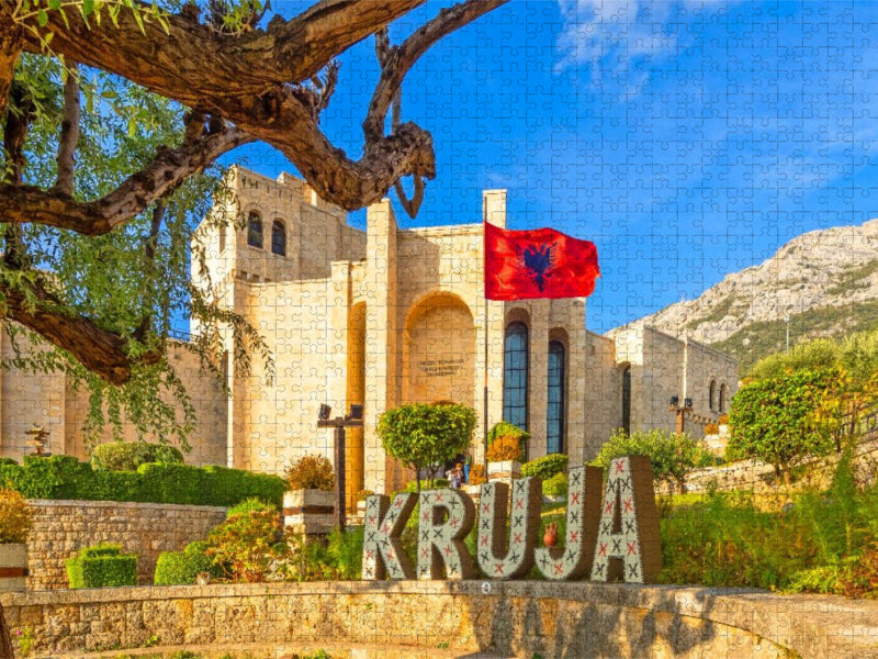 Festung Kruja – Schatz Albaniens - CALVENDO Foto-Puzzle'