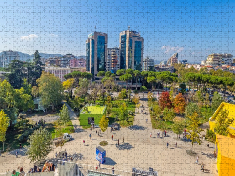 Schöner Ausblick von der Pyramide - CALVENDO Foto-Puzzle'