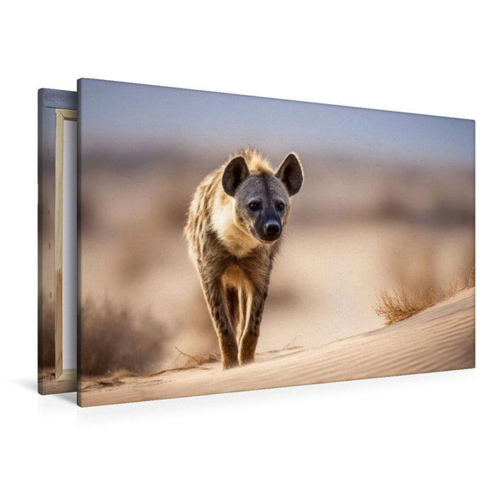Premium Textil-Leinwand Wanderung durch die Wüste