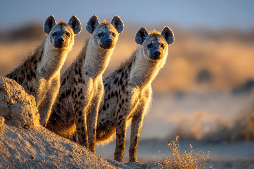 Premium Textil-Leinwand Aufmerksame Beobachter