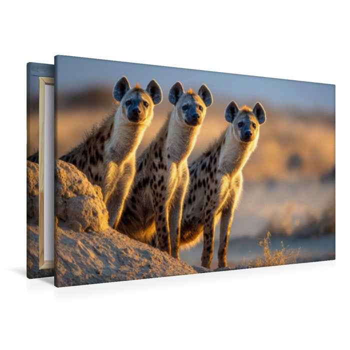 Premium Textil-Leinwand Aufmerksame Beobachter