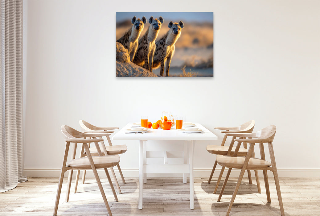 Premium Textil-Leinwand Aufmerksame Beobachter