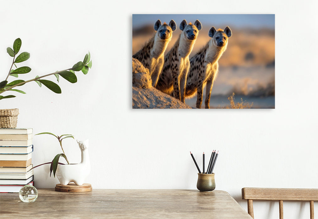 Premium Textil-Leinwand Aufmerksame Beobachter