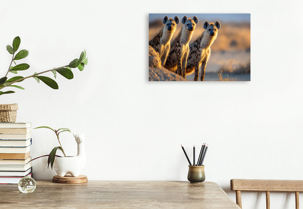 Premium Textil-Leinwand Aufmerksame Beobachter