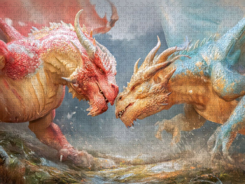 Drachen - CALVENDO Foto-Puzzle'