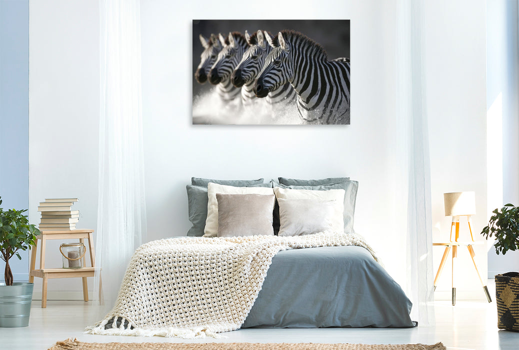 Premium Textil-Leinwand Friedliches Beisammen