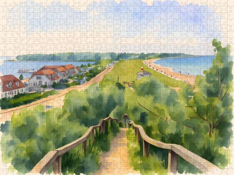 Am Salzhaff - CALVENDO Foto-Puzzle'