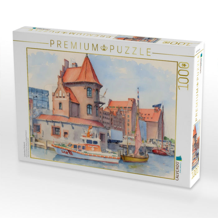 Lotsenhaus Stralsund - CALVENDO Foto-Puzzle'