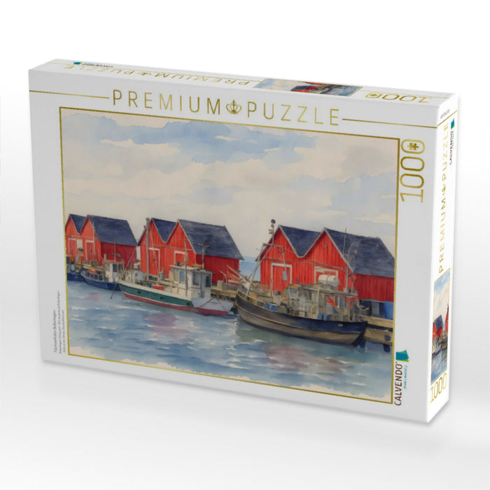 Fischereihafen Boltenhagen - CALVENDO Foto-Puzzle'