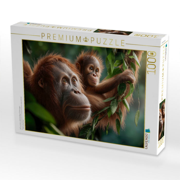 Auf zu ersten selbstständigen Schwüngen - CALVENDO Foto-Puzzle'