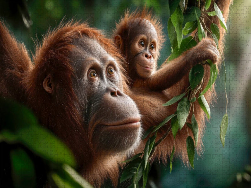 Auf zu ersten selbstständigen Schwüngen - CALVENDO Foto-Puzzle'