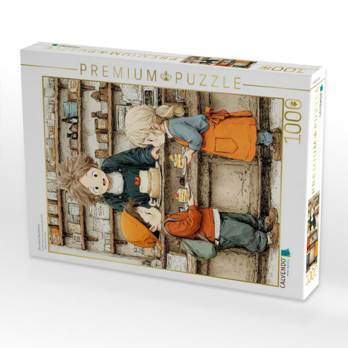 Zwei kleine Naschkatzen - CALVENDO Foto-Puzzle'