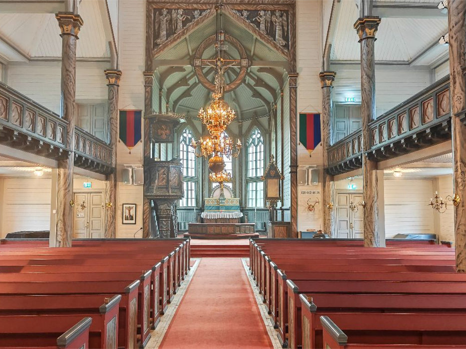 Duved Kirche - CALVENDO Foto-Puzzle'