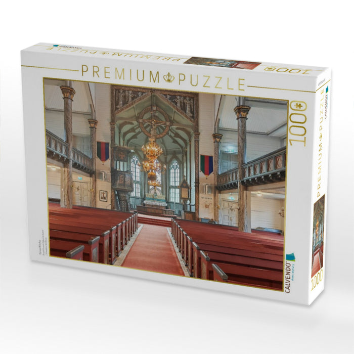 Duved Kirche - CALVENDO Foto-Puzzle'