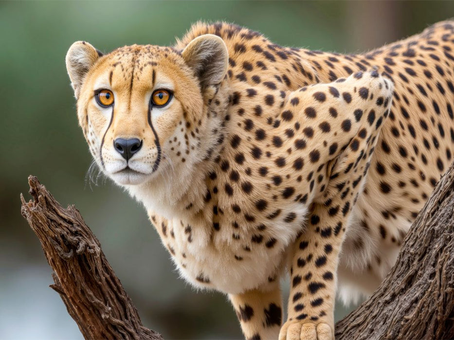 Alle Muskeln sind gespannt für den nächsten Sprung - CALVENDO Foto-Puzzle'