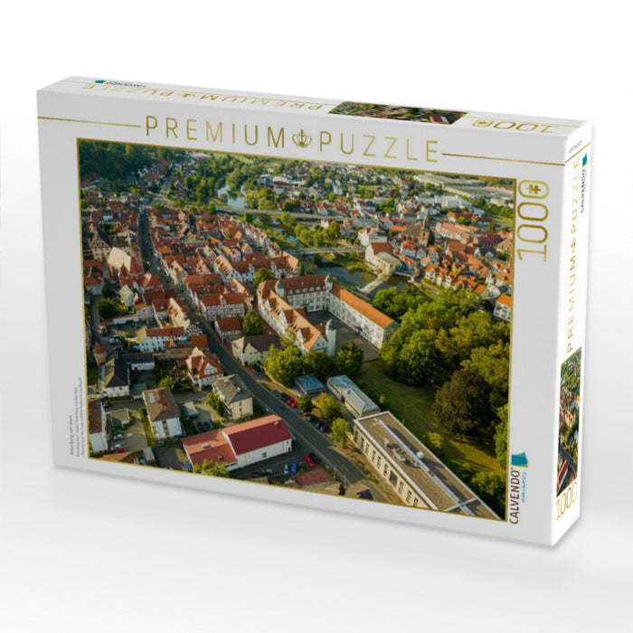 Rotenburg von oben - CALVENDO Foto-Puzzle'