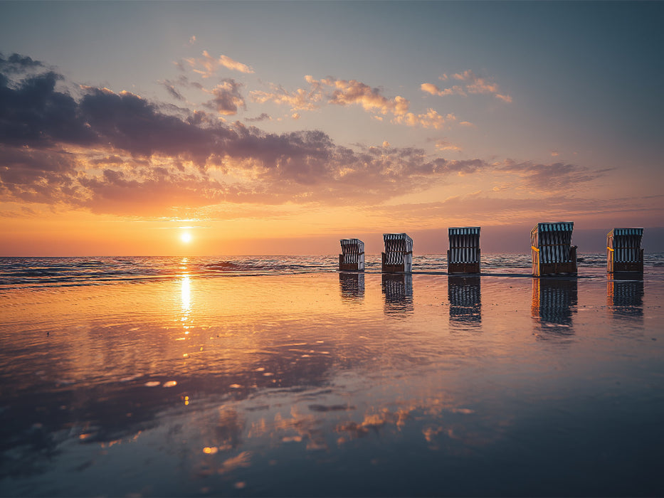 Endlich barfuß durchs Leben, der Sommer küsst die Küste wach - CALVENDO Foto-Puzzle'