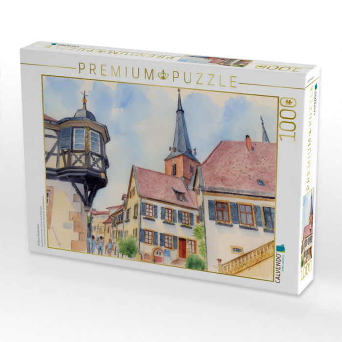 Ortskern Deidesheim - CALVENDO Foto-Puzzle'