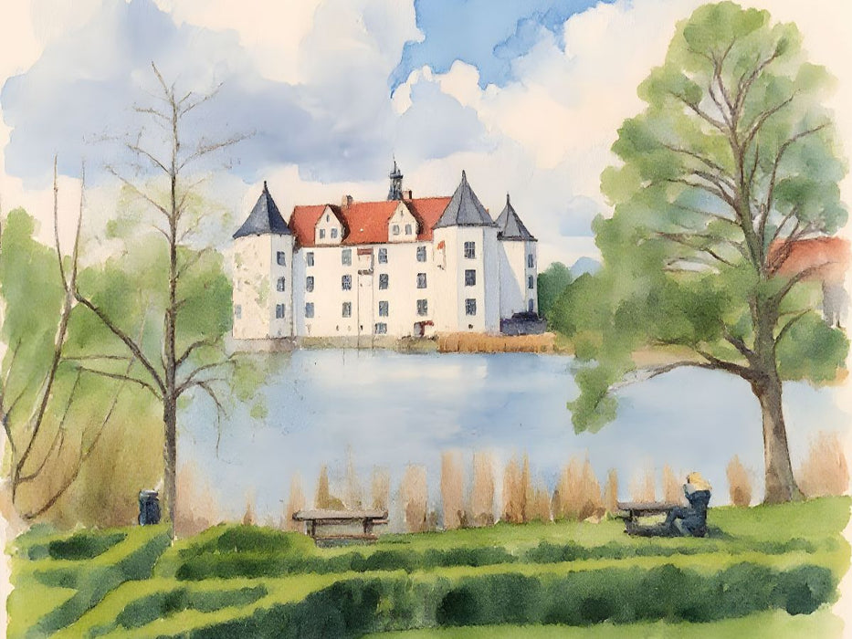 Schloss Glücksstadt - CALVENDO Foto-Puzzle'