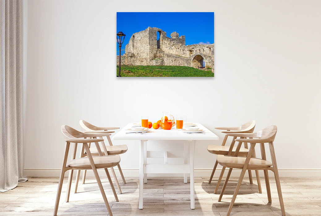 Premium Textil-Leinwand Die Burgruine