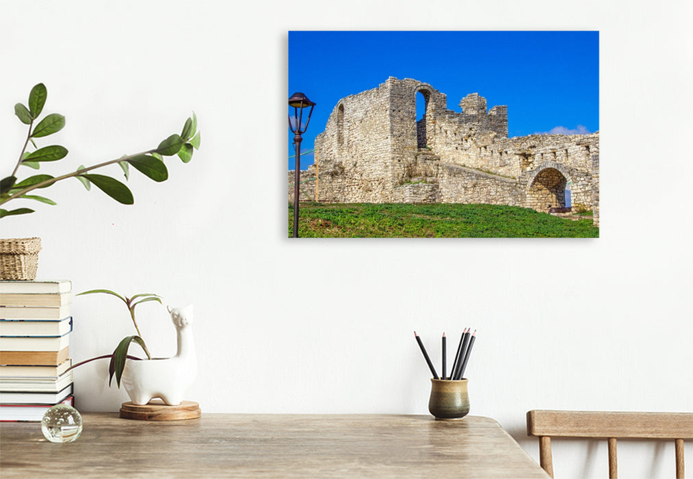 Premium Textil-Leinwand Die Burgruine
