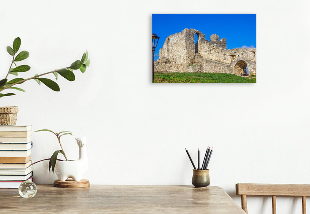Premium Textil-Leinwand Die Burgruine