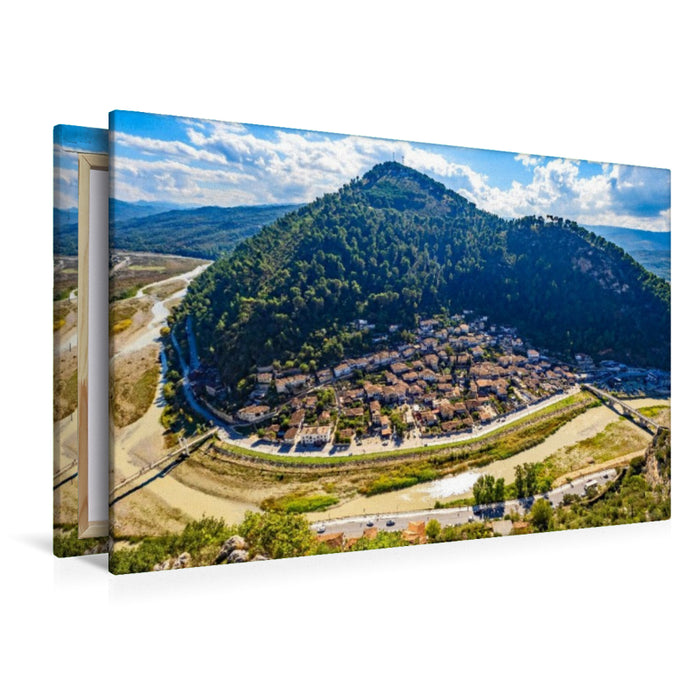 Premium Textil-Leinwand Berat ein UNESCO-Weltkulturerbe