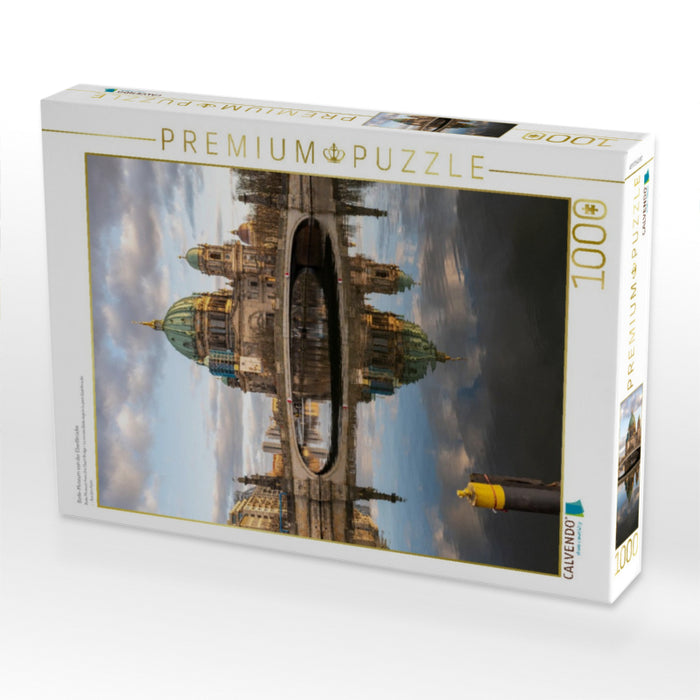 Bode-Museum von der Ebertbrücke - CALVENDO Foto-Puzzle'