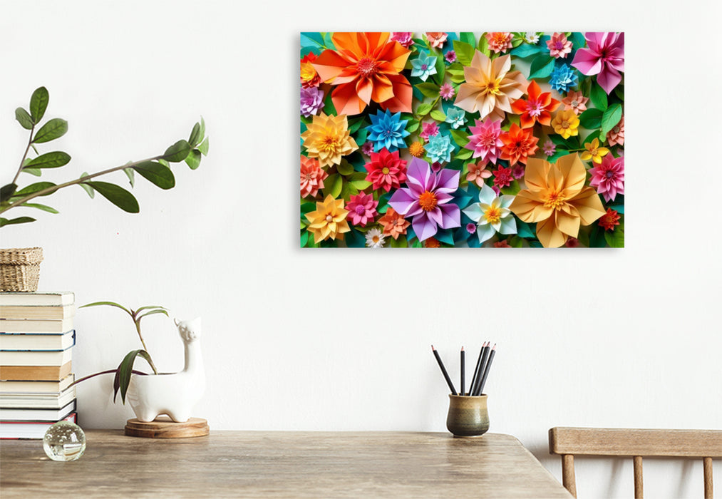 Premium Textil-Leinwand Kunst aus Papier. Respekt für die Natur.