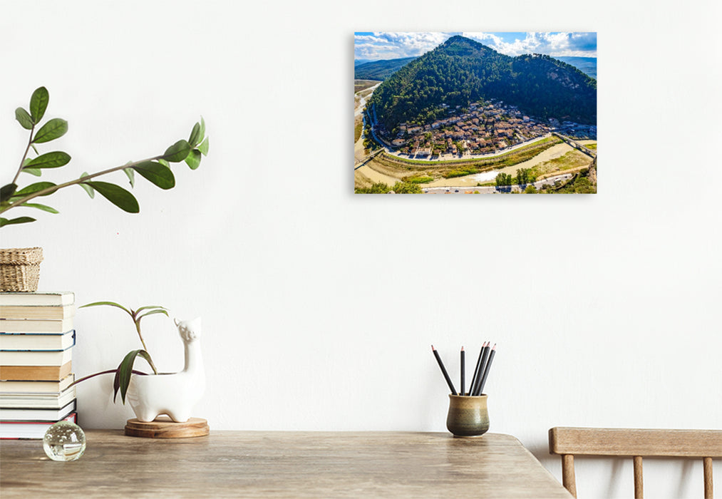 Premium Textil-Leinwand Berat ein UNESCO-Weltkulturerbe