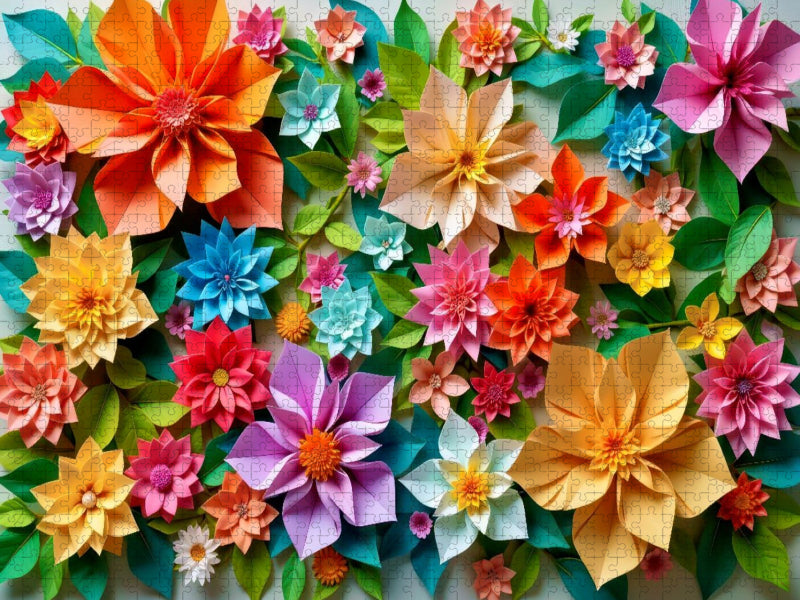 Kunst aus Papier. Respekt für die Natur. - CALVENDO Foto-Puzzle'