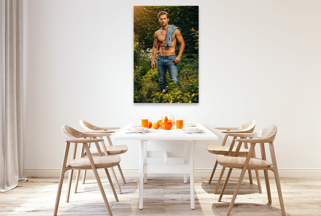 Premium Textil-Leinwand Mateo