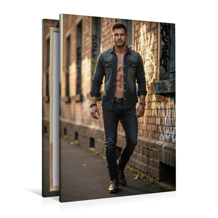 Premium Textil-Leinwand Ryan