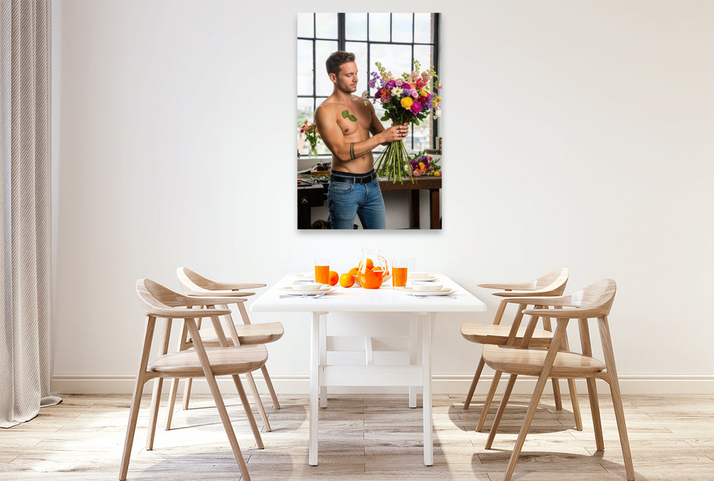 Premium Textil-Leinwand Julian