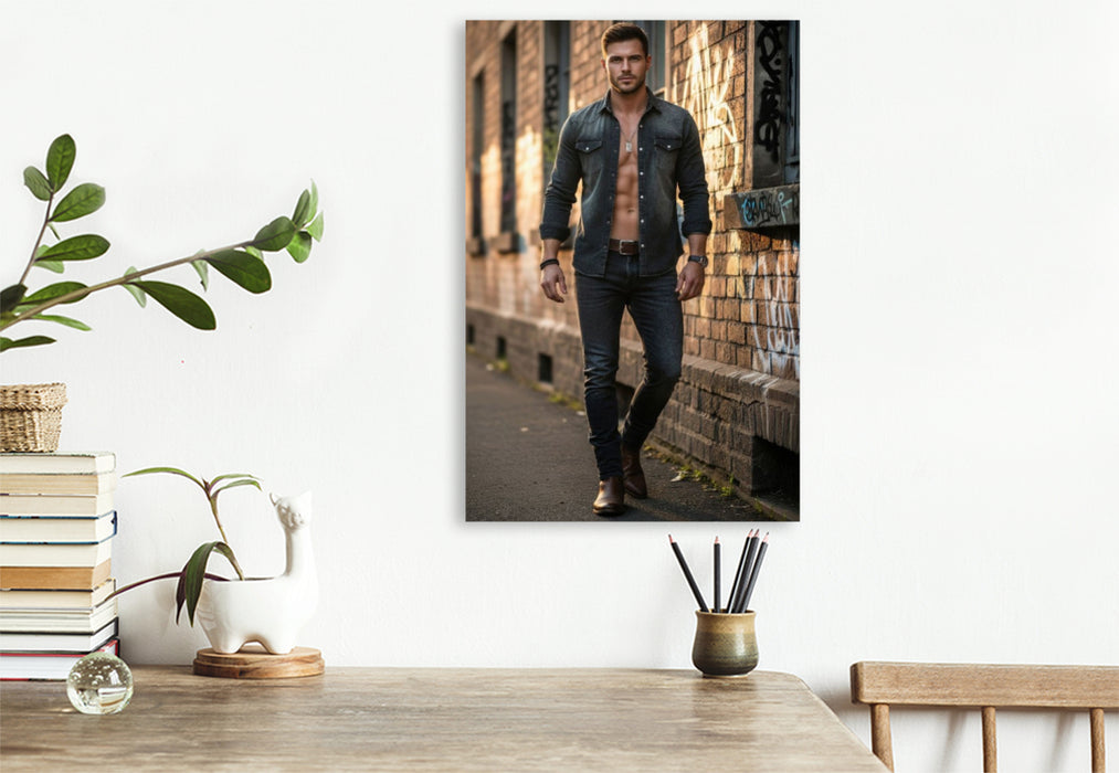 Premium Textil-Leinwand Ryan