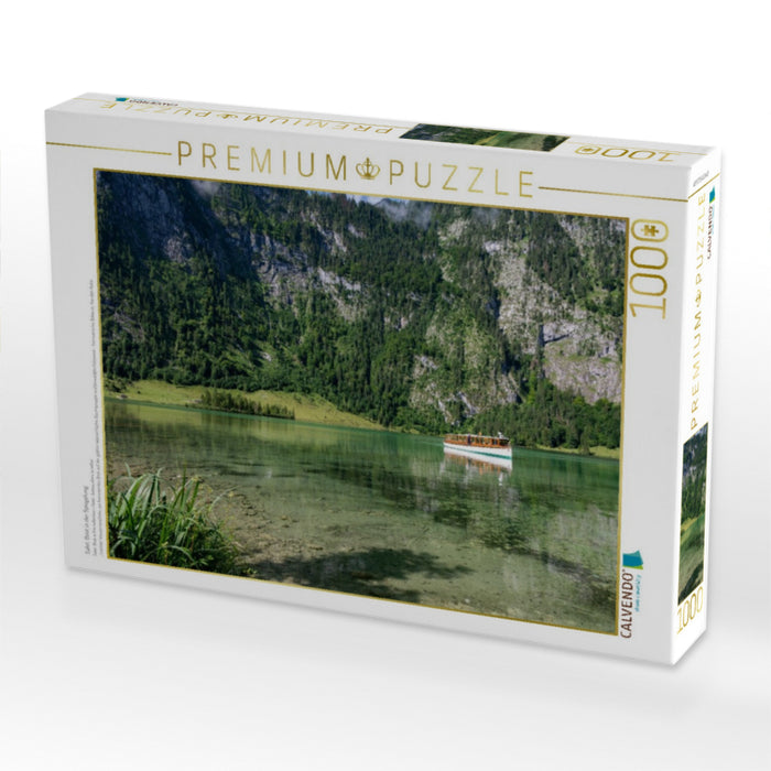 Salet: Boot in der Spiegelung - CALVENDO Foto-Puzzle'