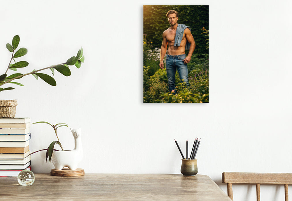 Premium Textil-Leinwand Mateo