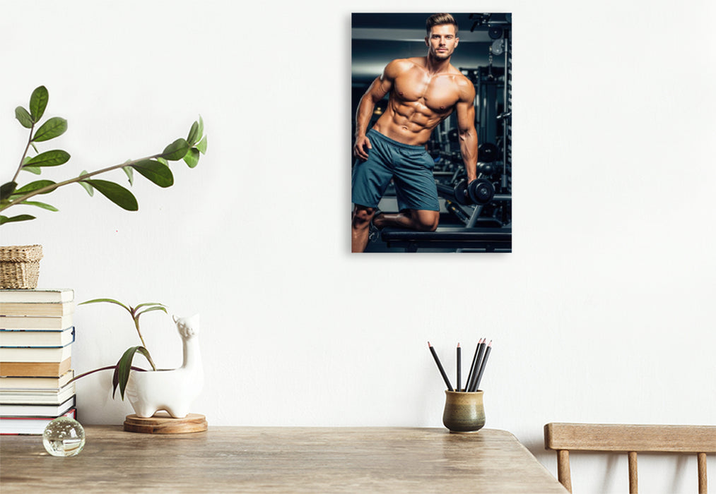 Premium Textil-Leinwand Liam