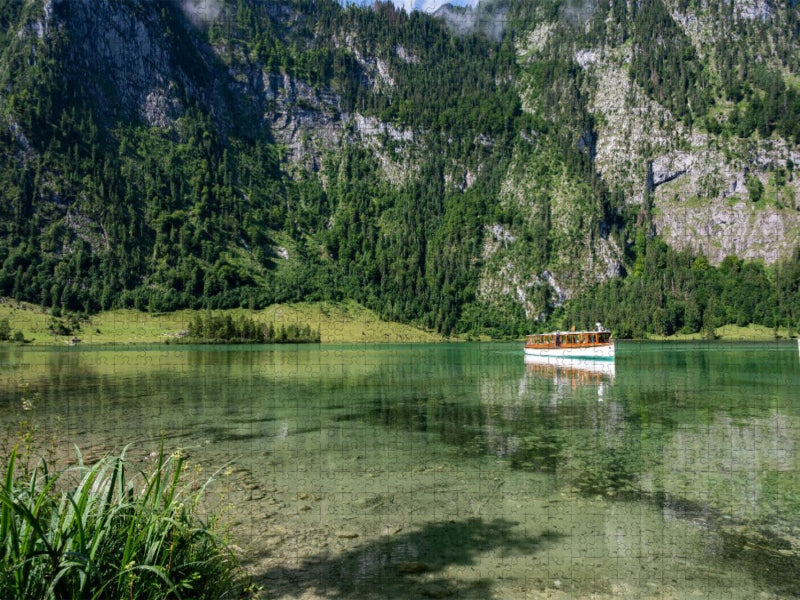 Salet: Boot in der Spiegelung - CALVENDO Foto-Puzzle'