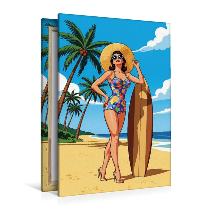 Premium Textil-Leinwand Patricia