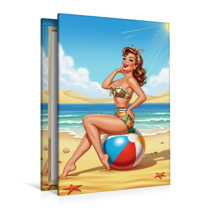 Premium Textil-Leinwand Nancy