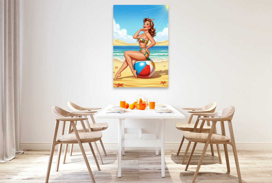 Premium Textil-Leinwand Nancy