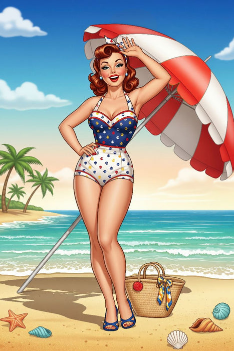 Premium Textil-Leinwand Susan