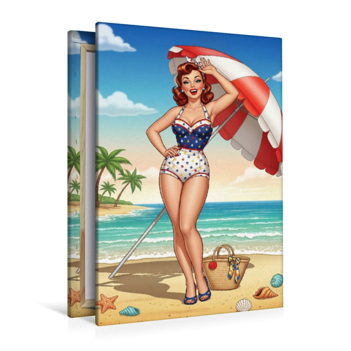 Premium Textil-Leinwand Susan