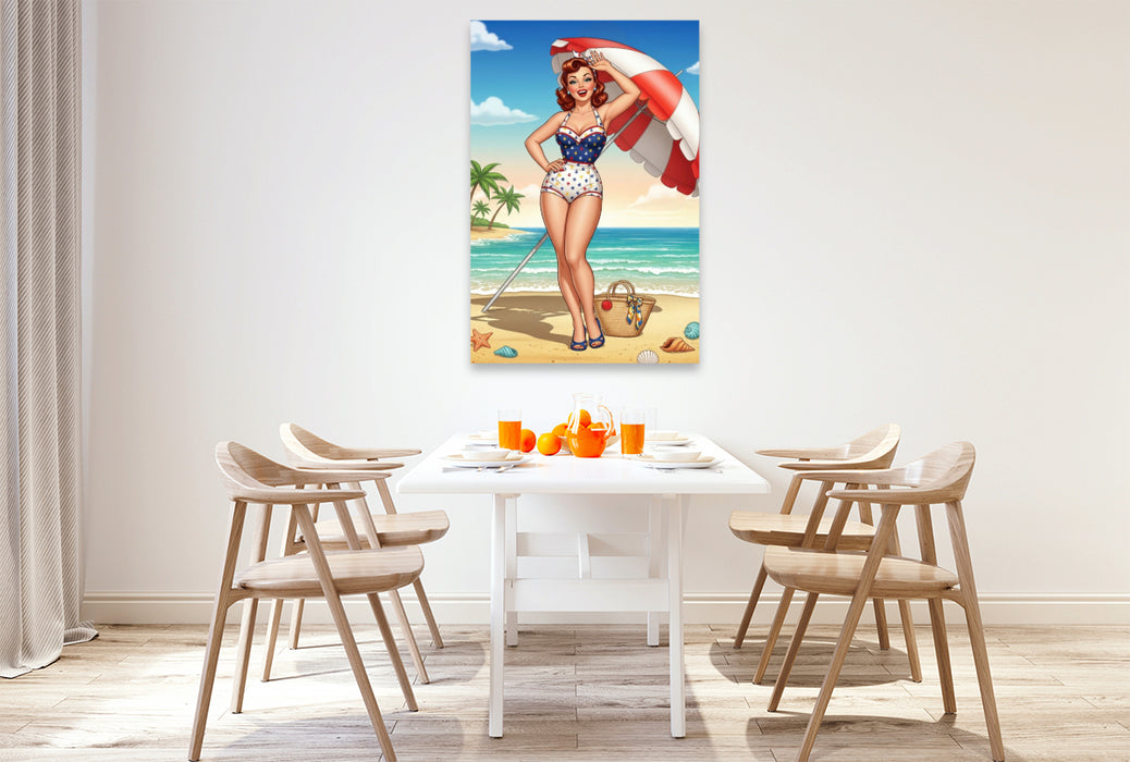 Premium Textil-Leinwand Susan