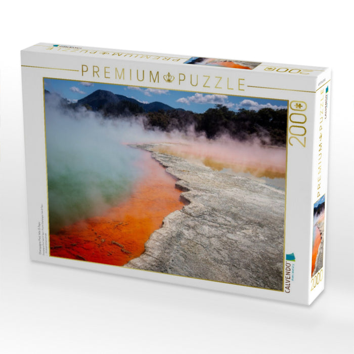 Champagne Pool, Wai-O-Tapu - CALVENDO Foto-Puzzle'