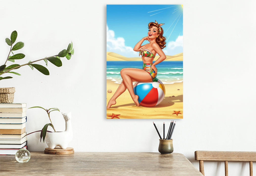 Premium Textil-Leinwand Nancy